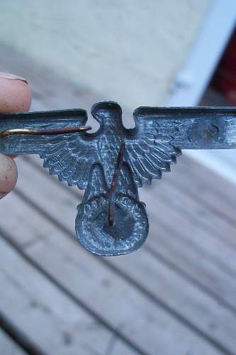 eagle cap badge marked SS 155/42?