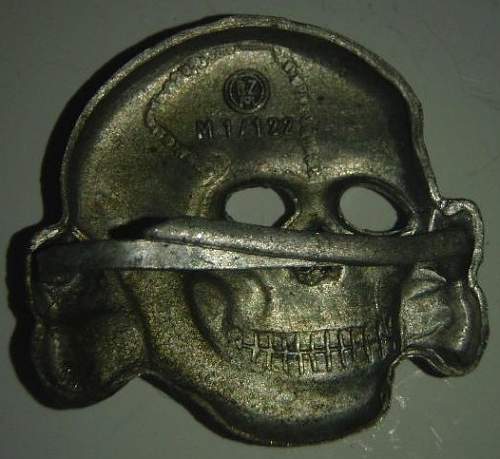 Skull Cap Badge RZM 499/41
