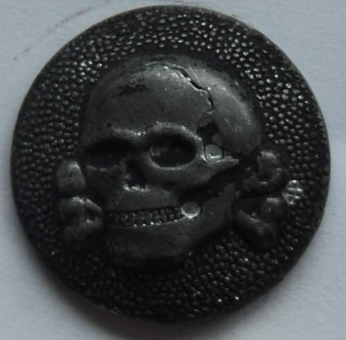 Ss vt skull button for cap