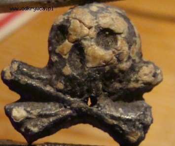 Totenkopf Jawless Skull  -  for the SS ?