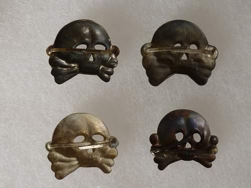 Four Danziger type skulls