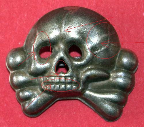 SS Cap Skull unmarked