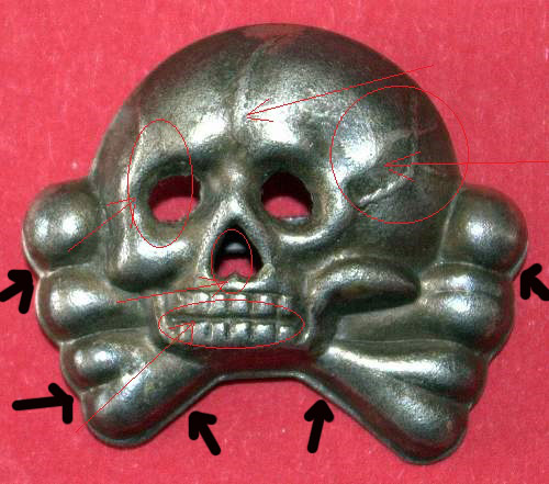 SS Cap Skull unmarked