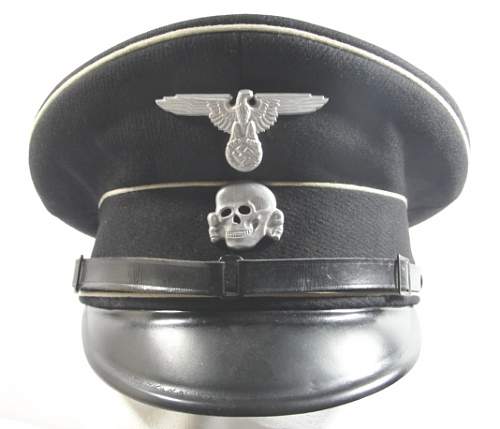 Fake Skull on Black SS Cap