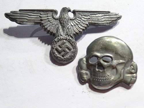 Need info ,SS Visor Cap Eagle and Skull ! Real or Fake ?
