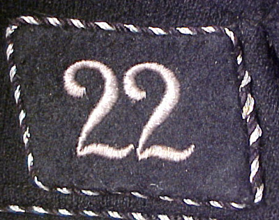 Black Service Tunic for Foot Regiment 87 (Innsbruck)