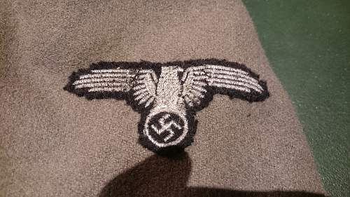 Waffen SS Feldbluse and Skull Cap found. Fake or real? Please Help!