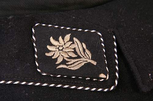 Black Service Tunic for Foot Regiment 87 (Innsbruck)