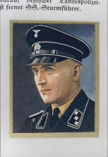 Schaub with cap without piping and the kepi with the leather peak, all in 1932!