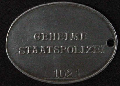 Gestapo Warrant Disc