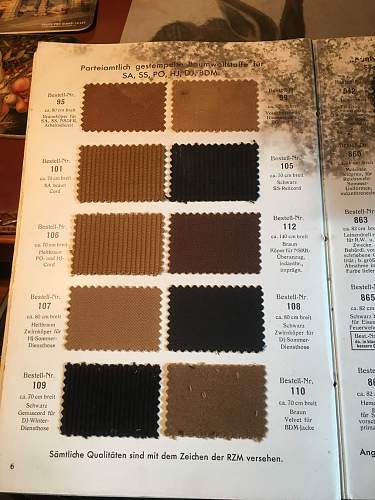 What color brown was the original SA/SS brownshirt?