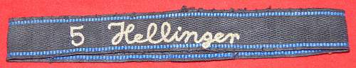 Cuff titles of the Allgem. SS with colored borders.