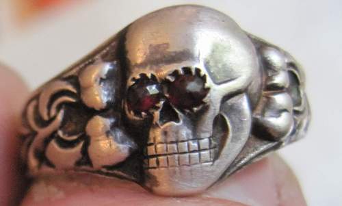 my new Totenkopf ss ring