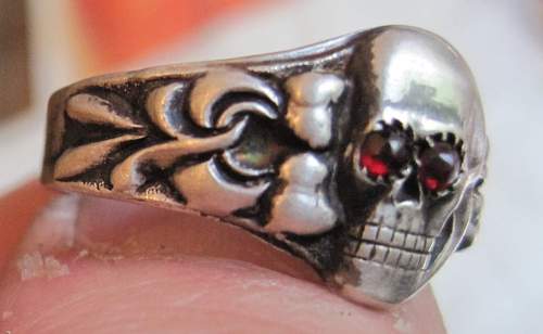 my new Totenkopf ss ring