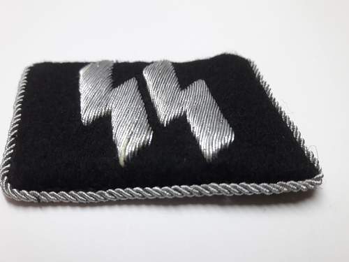 SS officer collar tab for review