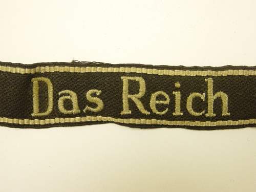 Das Reich cuff title