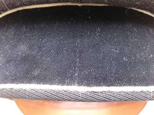 black ss officers cap,opinions please