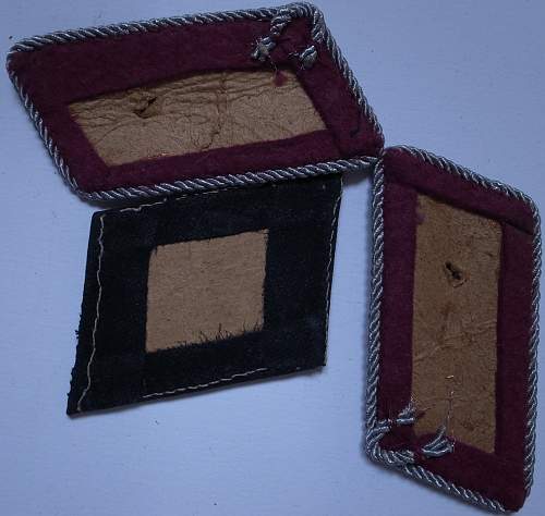 ''Dachau stocks'' Waffen-SS foreign volunteers collar tabs release in the late 70'.