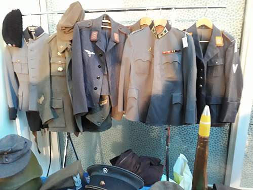 Fake SS tunic at Finnish militaria fair