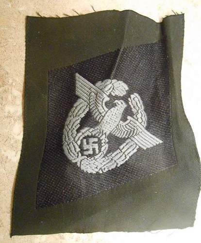 SS/Polizei BEVO cap patch for opinions please