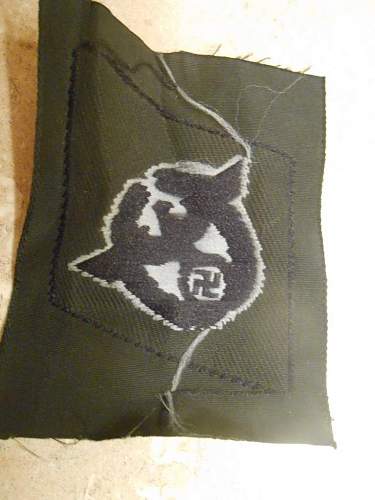 SS/Polizei BEVO cap patch for opinions please