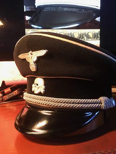 SS Black Officers Visor (what do you think?)