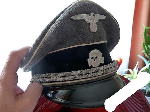 w-ss officers visor