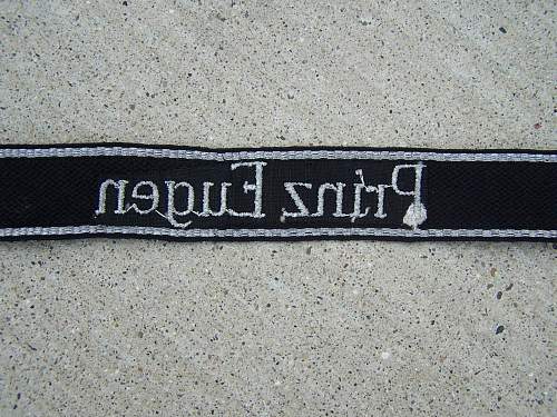 Is this an authentic SS cufftitle?