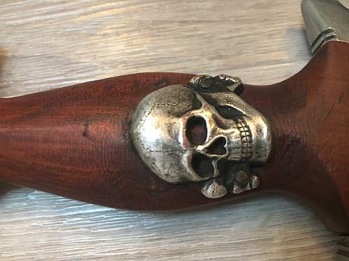 Totenkopf on SA dagger handle