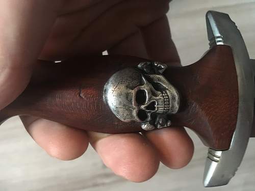 Totenkopf on SA dagger handle