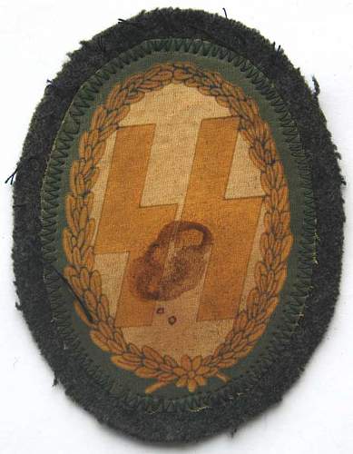 ss shoulder badge