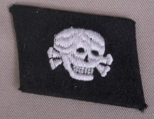 SS Totenkopf Collar tab