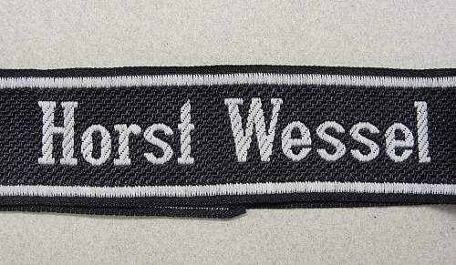 Horst Wessel Cuff Title