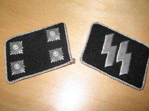 SS Insignias for Officer and NCO, real or not?