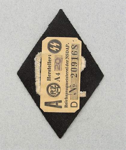 SS SD sleeve diamond with tag