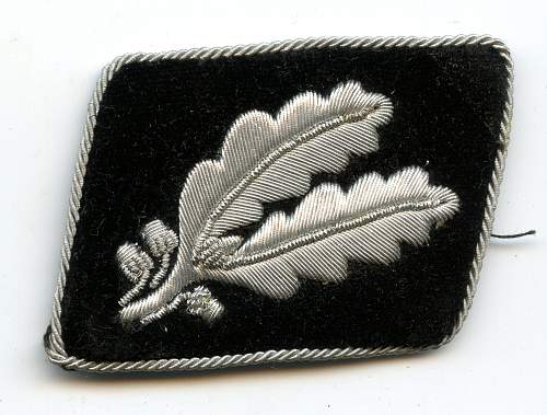 Very Early Standartenfuhrer Collar Tabs