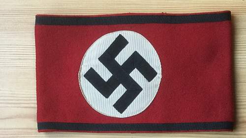 SS Armband with Reichsführer-SS Tag