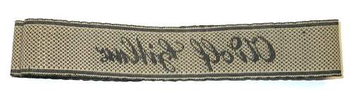 Waffen~ss tabs and ah cuffband
