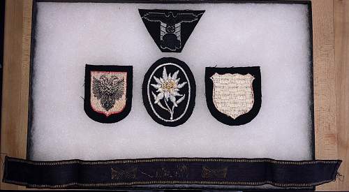 Fake volunteer shields? Among other items