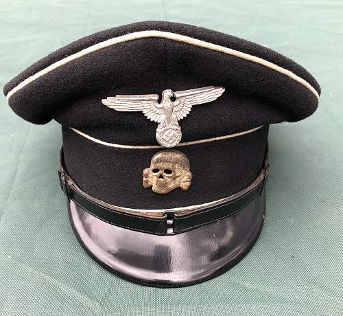 SS Black-Top EM/NCO Visor by Fewegla