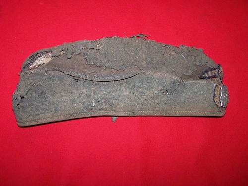 SS M40 Estonian volunteer feldmutze salty- attic found