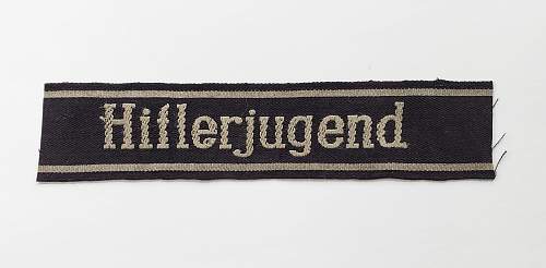 12th SS Panzer Division Hitlerjugend Cufftitle