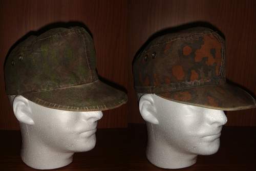 SS camo cap for evaluation