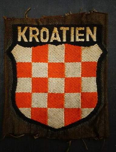 &quot;Kroatien&quot; arm patch