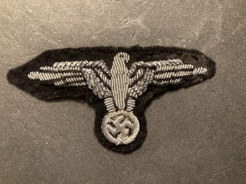 SS Officers bullion sleeve eagle