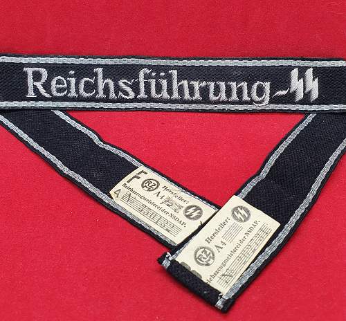 Reichsfuhrung - SS cuff title