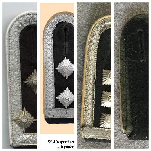 Single SS-Totenkopfverbände Hauptscharführer/Sturmscharführer shoulder board - what's it worth?