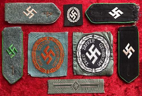 Schuma Cloth insignia , Uniforms, Schuma Items