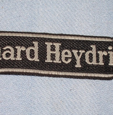Bevo SS cuff Titles: Reinhard Heydrich and Florian Geyer