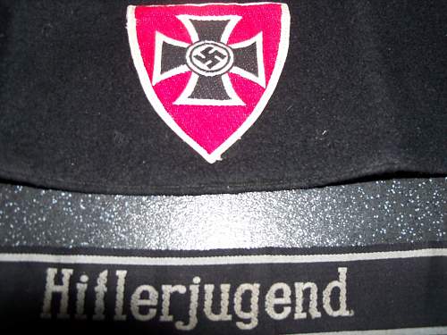 Hitler Jugend cuff title and armband